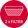 2 filtera od aktivnog uglja